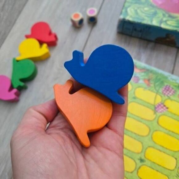 Snails Pace Race Game in German vintage game TEMPO, KLEINE SCHNECKE! - Picture 7 of 12